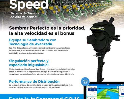 Agleader y John Deere Presenta Sistema de Alta Velocidad SUR