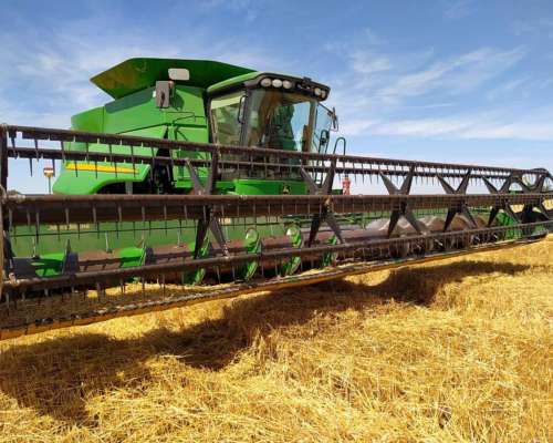 Cosechadora John Deere 9670 Sts, año 2010, Plataforma 30