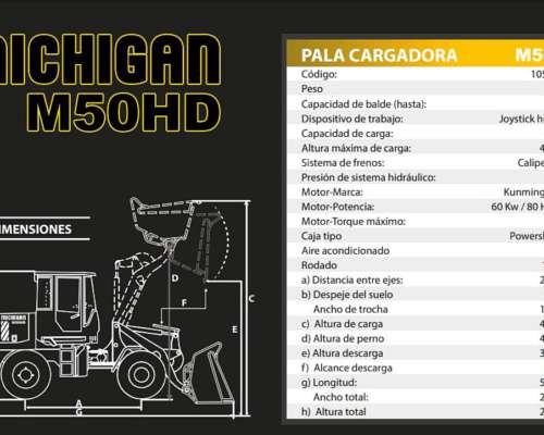 Pala Cargadora Michigan M50hd