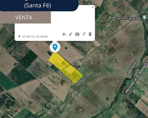 Campo Agrícola de 40 Hectáreas en Rueda (santa FE)