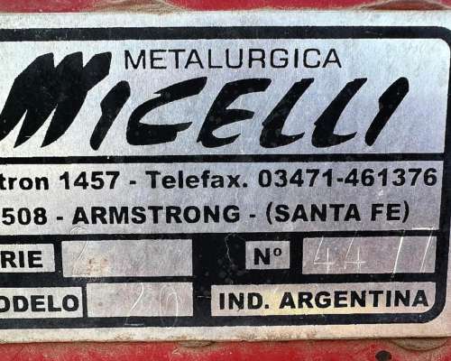 Micelli de 17 M3 / con Balanza Magris / Balancin Duales