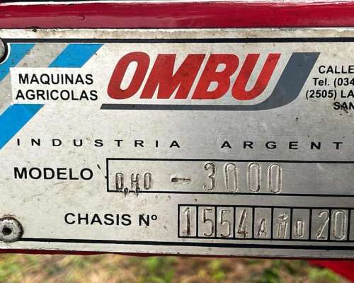 Desmalezadora Ombu DHO 3000