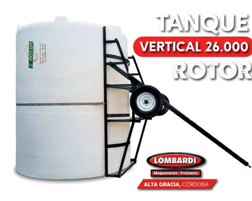 Tanque Vertical 26.000 Lts. con Trailer