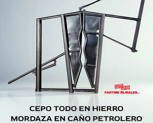 Cepo 100% de Hierro con IPN y Caño Petrolero.