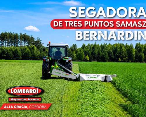 Segadora Tres Puntos y Acondicionador Bernardin Disponible