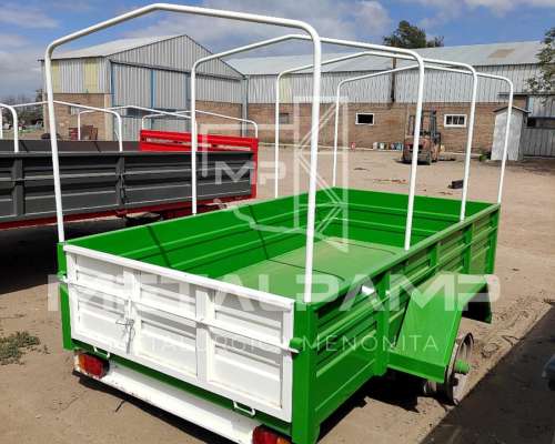 Carro de UN Eje con Barandas