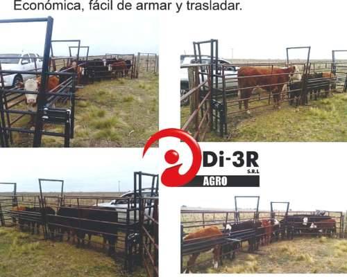 Manga para Ganadería, Robusta, Simple y Totalmente Modular.