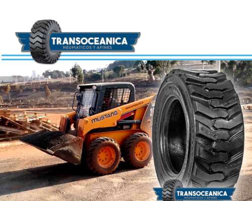 Cubiertas Macizadas 10-16.5 para Minicargadora Minipala