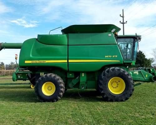 Cosechadora John Deere STS 9670 Plataforma 635f 2012.