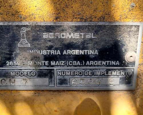 Escardillo Agrometal 7 Surcos a 70 cm