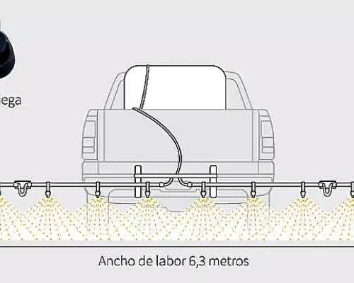 Pulverizador -AM 440 Botalón Enganche 6,3 Metros- (alermo)