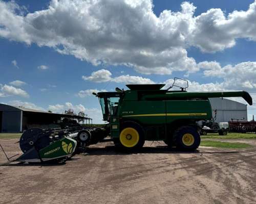 John Deere 9770 Doble. Dual. Draper Piersanti 40p. 8500/5700