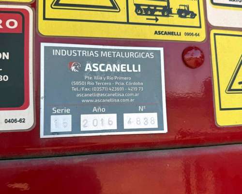 Tolva Ascanelli Magnum- 22 TN - año 2016