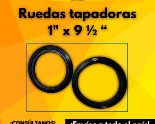 Ruedas Tapadoras 1 X 9 1/2 Envíos a Todo el País