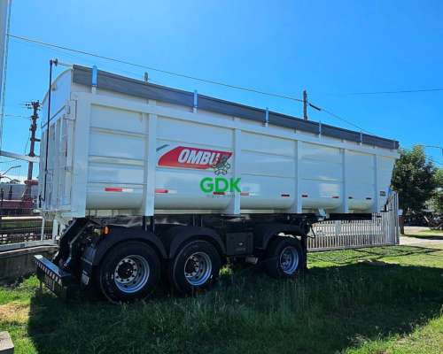 Batea Volcadora Trasera 3 Ejes 46 M3. Ombu