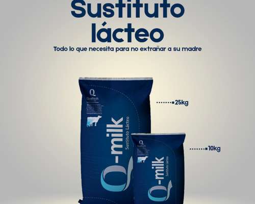 Sustituto Lacteo Qmilk para Terneros