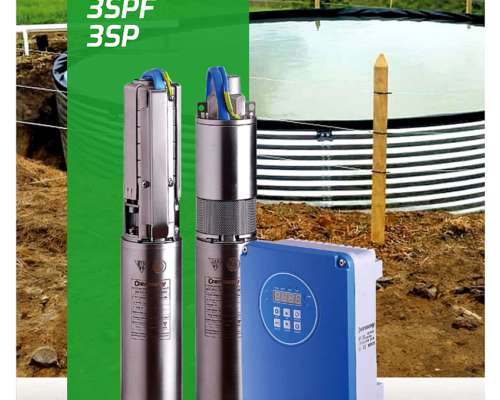 Bomba Sumergible Solar Czerweny 3spf1,5-70 sin Paneles 3pulg