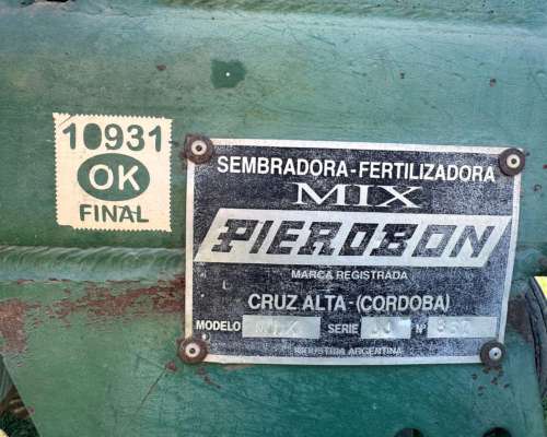 Pierobon MIX 9800 18/52 14/70 Fert Simple en la Linea