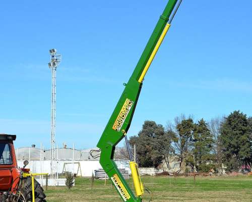 Grúa Hidráulica Giratoria Multiuso Elevador de Bolsones