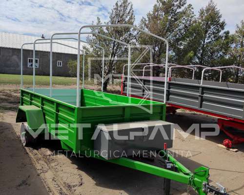 Carro con Barandas de UN Eje