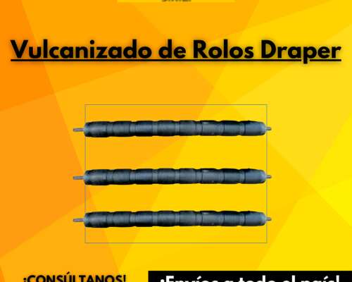 Vulcanizado de Rolos Draper Envíos a Todo el País