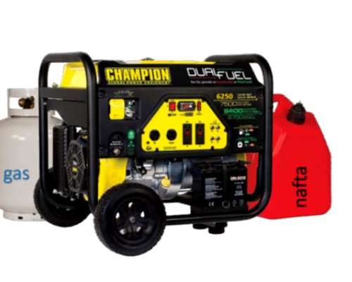 Champion 6,2 KVA Dual Fuel