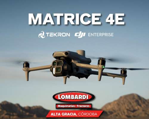 Nuevo Drone Matrice 4e Disponible Listo para Trabajar