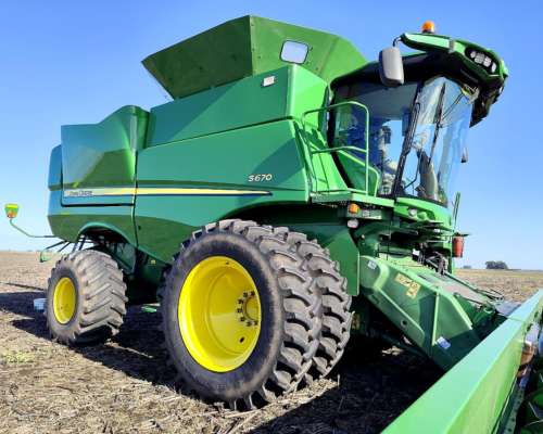 Cosechadora John Deere S670 - Usada