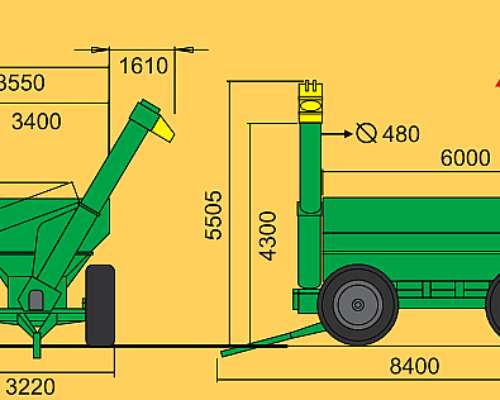 Acoplado Tolva Autodescargable Agroar AT 30 017 “31800 Ltrs”