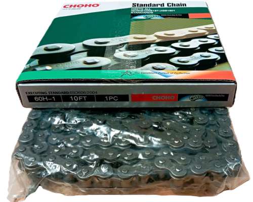 Cadena a Rodillos ASA 60h Simple Reforzada Marca Choho