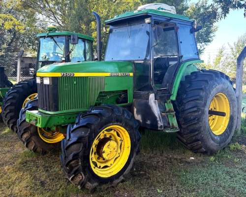Tractor John Deere 7500, año 1996