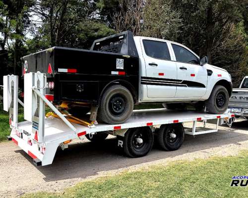 Tráiler Balancin Homologado Ruedas Abajo para 3 TN.