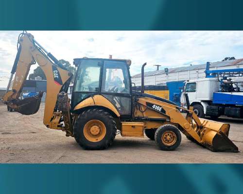 Pala y Retro Caterpillar 414e (id799)