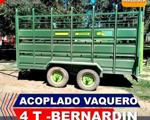 Acoplado Vaquero Bernardin 4tn