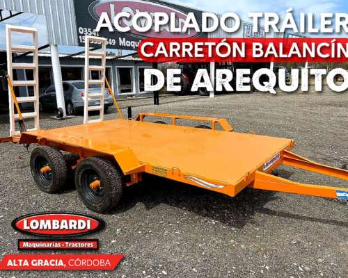 Acoplado Trailer Carretón Balancín de Arequito de 4X2 Mts