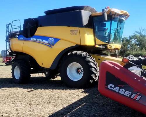 New Holland CR 6.80 con Drapper MC Don