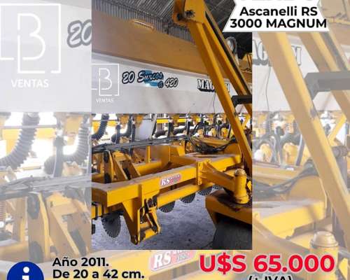 Sembradora Ascanelli RS 3000 Magnum
