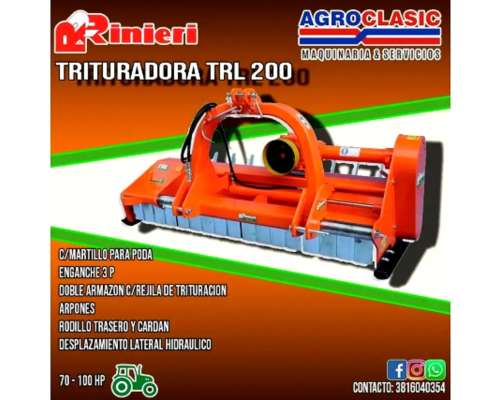 Desmalezadora Trituradora Rinieri TRL 200