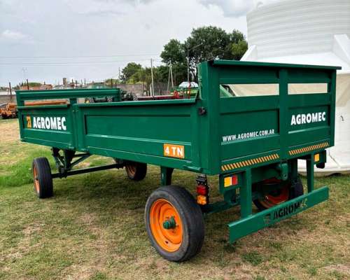 Acoplado Agromec de 4tn con Medidas 4X2