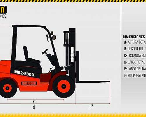 Autoelevador Michigan ME25 - 30