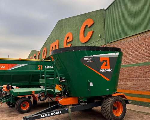 Mixer Vertical Distribuidor 14 M3 Descarga Lateral Agromec