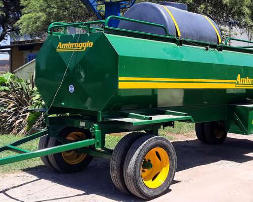 Acoplado Tanque Combinado 4000 + Agua 750lts Full Ambroggio