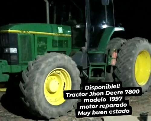 Vendo Tractor Jhon Deere 1997