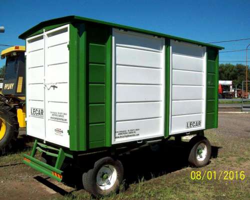 Acoplado Taller Lecar 4,00 X 2,00 X 1,90 M