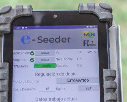 Sembradora por Transporte Neumático de Pasturas - IAN