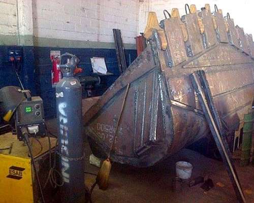 Refuerzos de Baldes y Cuchillas en Acero Hardox 500