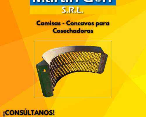 Camisas - Concavos para Cosechadoras