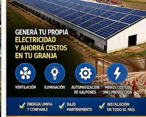 Paneles Solares para Campo/ Industria.