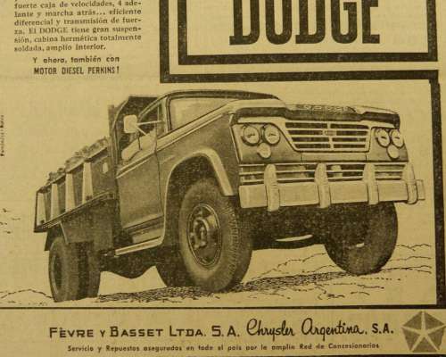 Camion Dodge 400 Motor Perkins 6 CIL