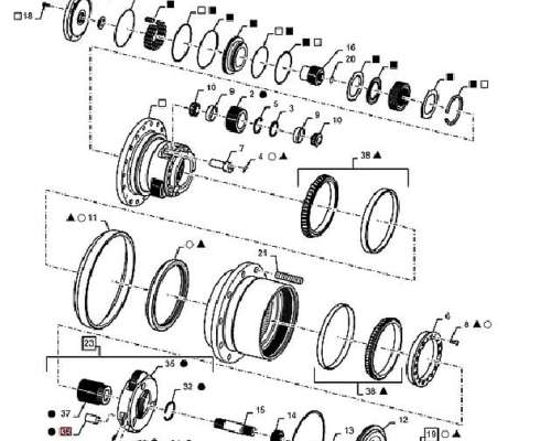 Perno Engranaje Solar .